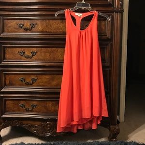 Tangerine Orange Babydoll Dress